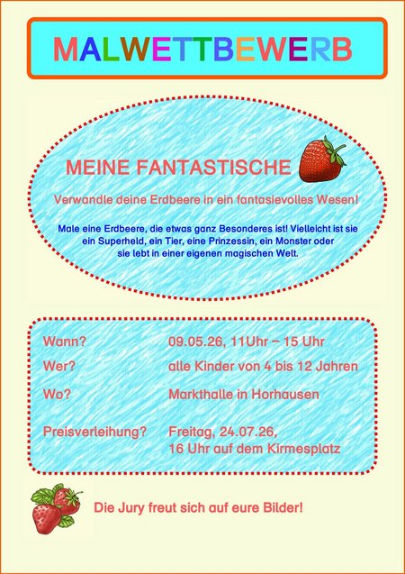 Plakat Malwettbewerb 2026