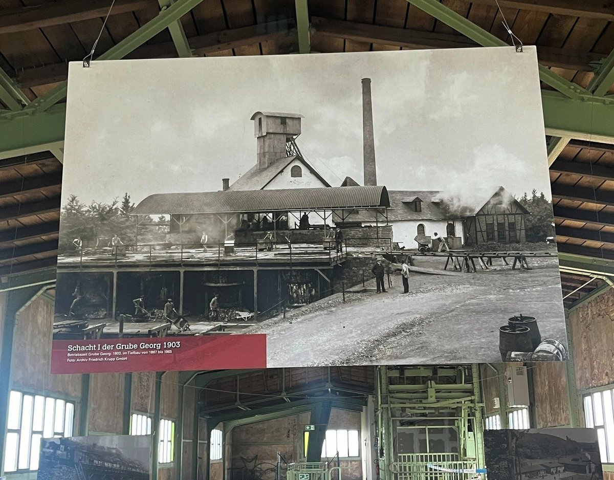 Hängeb. Galerie Alte Fotos Bergbauanlagen Im Narturpark